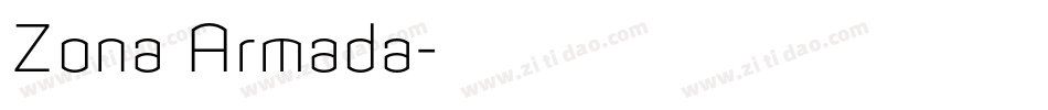 Zona Armada字体转换